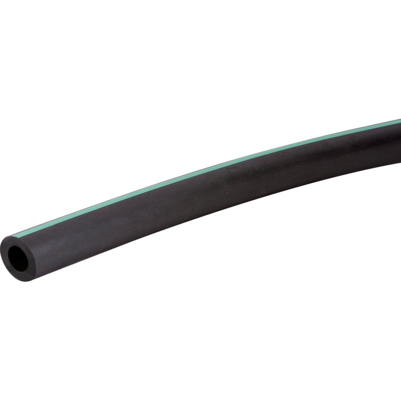 Milchschlauch Gummi, grüner Streifen, ID 16 mm, Meterware – Max