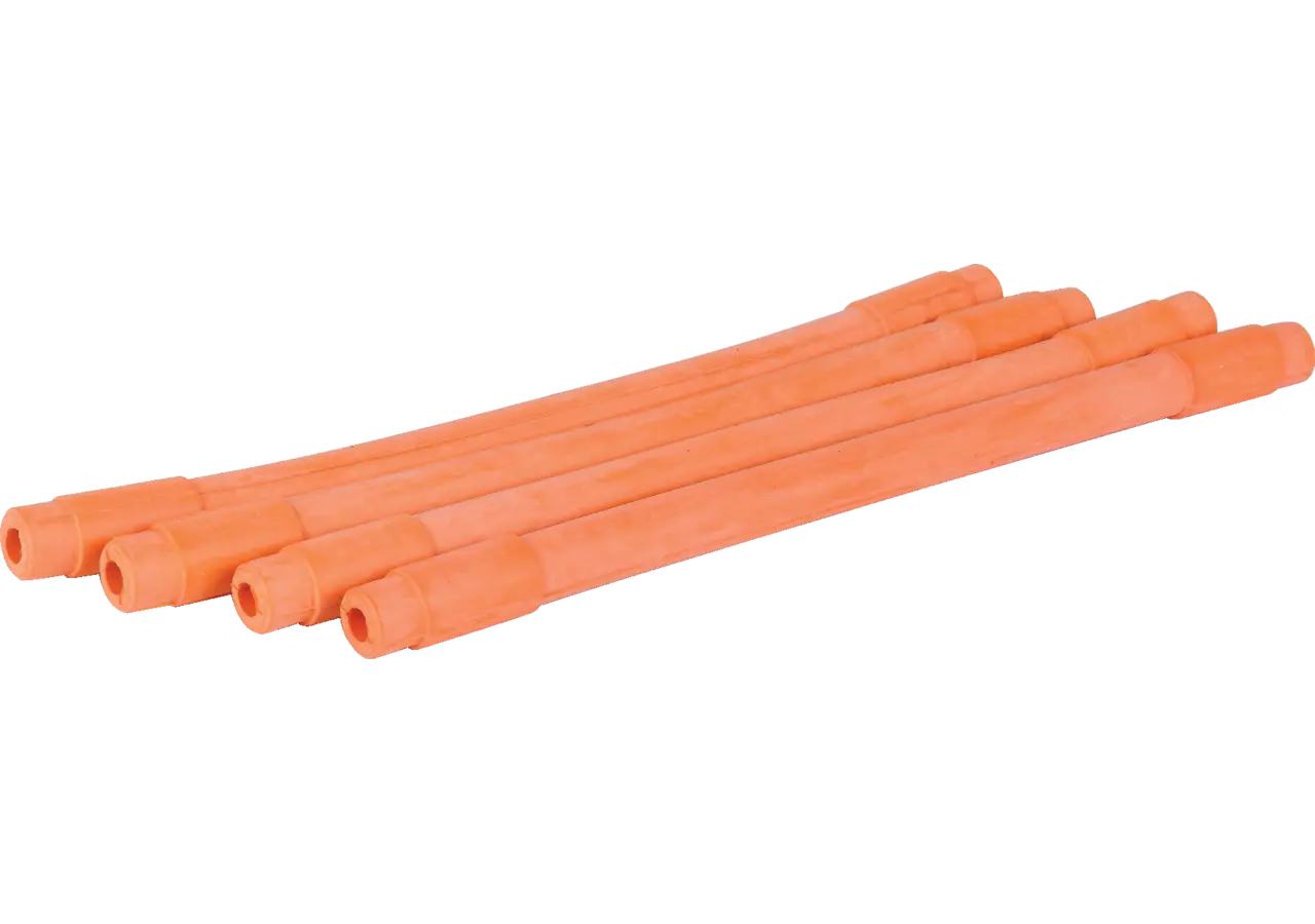 Pulsschlauch-Set Silikon, AD 13 x ID 6 mm, Orange, L 220 mm GartenShop24