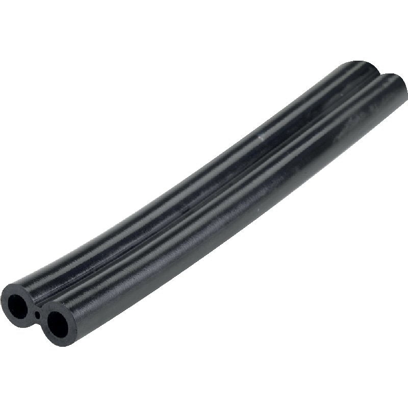 DeLaval Doppelmilchschlauch Gummi, Schwarz, ID 11,5 mm, Meterware 91701381