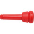 Lely Zitzengummi-Set L 163 mm, Silikon, Rot – 4 Stück Großer Kopf