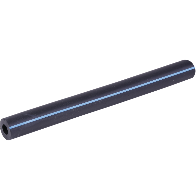 Luftschlauch Gummi, AD 18 x ID 9 mm, blauer Streifen, Meterware – Max