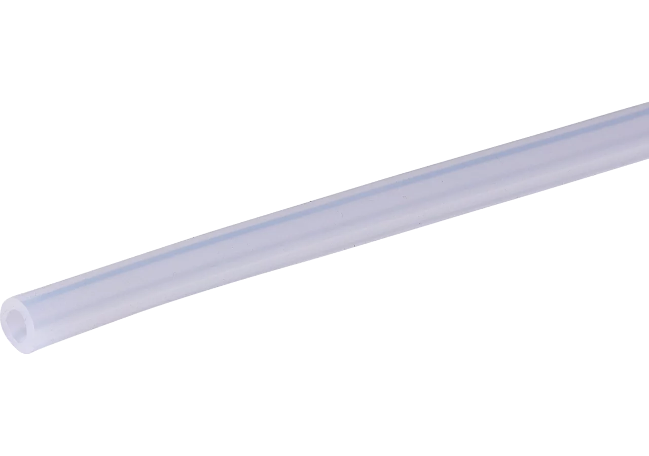 Milchschlauch Silikon, Weiß-transparent, ID 8 mm, Meterware GartenShop24