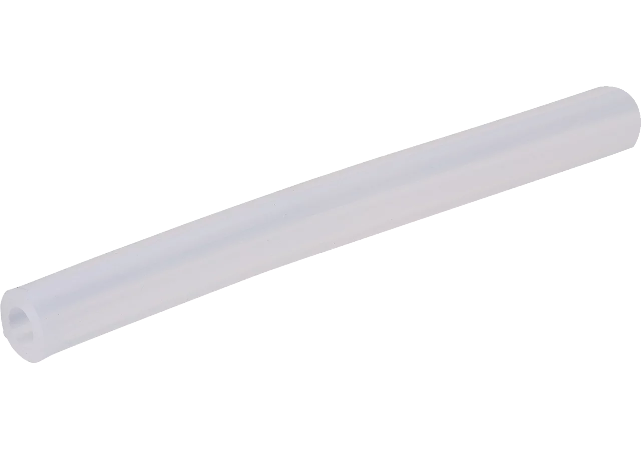 Milchschlauch Silikon, Weiß-transparent, ID 12 mm, Meterware GartenShop24