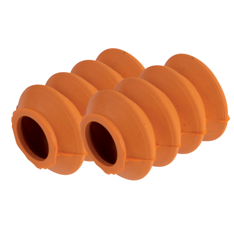 DeLaval Faltenbalg Gummi, Orange, Paar 96843402 – Faltenbalg-Paar
