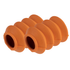 DeLaval Faltenbalg Gummi, Orange, Paar 96843402 – Faltenbalg-Paar