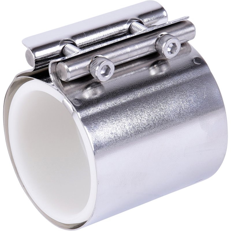 Klemmkupplung für AD 38/40 mm Leitung, L 60 mm – Aus Edelstahl