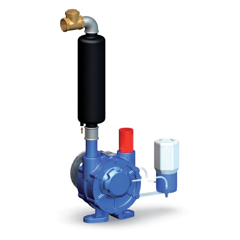 Vakuumpumpe GPV 750 (600 l/min, 2 PS) – Vakuumpumpe GPV 750 auf Konsole komplett GartenShop24 - Hochwertige Gartengeräte