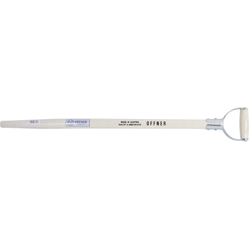 Offner Stiel Spatengabel Profi 95 cm Esche mit Eisen-D-Griff, Seitenansicht