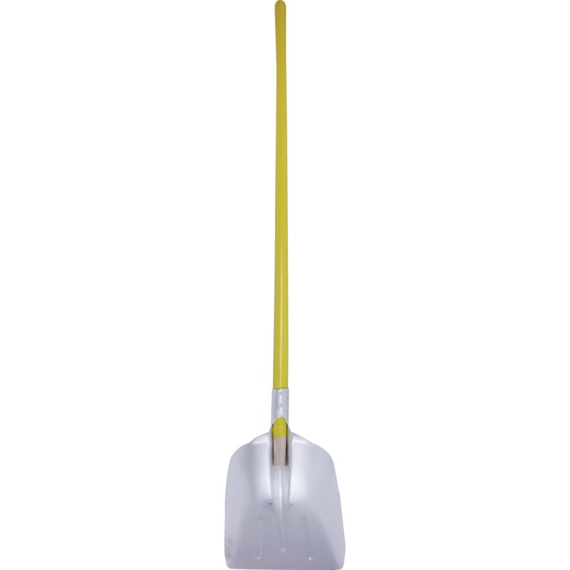 Offner Universalschaufel Spezial-Aluminium, L 39 x B 33 cm, mit 140 cm Hartholzstiel Offner – Ideal als Schneeschaufel Offner