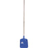 Offner Randschaufel Stahlblech 31x26 cm Größe 3 mit 130 cm Hartholzstiel, Farbe Blau