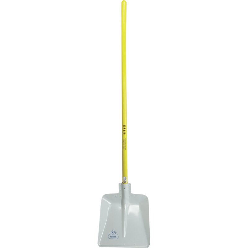 Offner Randschaufel Aluminium, L 38 x B 38 cm, mit 140 cm Hartholzstiel Offner Offner