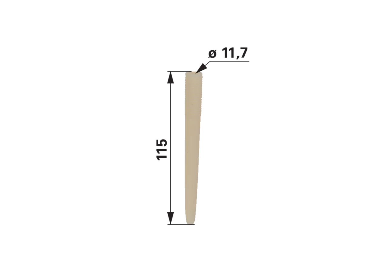 Rechenzahn kurz, PVC GartenShop24