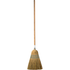 Reisstrohbesen 5-Naht mit Stiel, L 143 cm, B 36 cm GartenShop24 - Hochwertige Gartengeräte