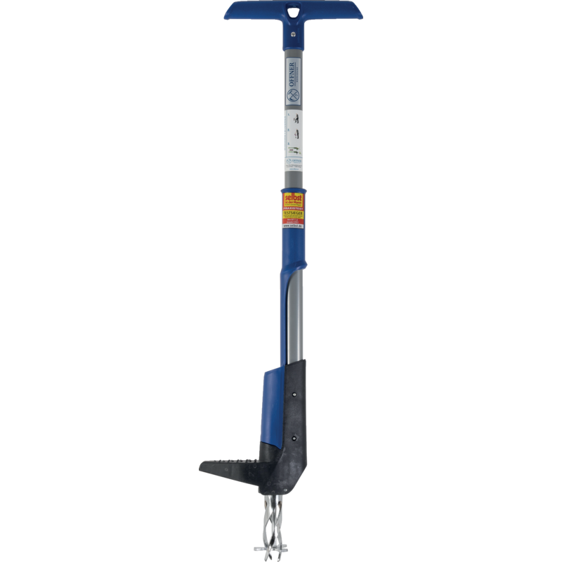 Offner Unkrautstecher Metall - eloxiert, mit Fußtritt, 100 cm Offner Offner