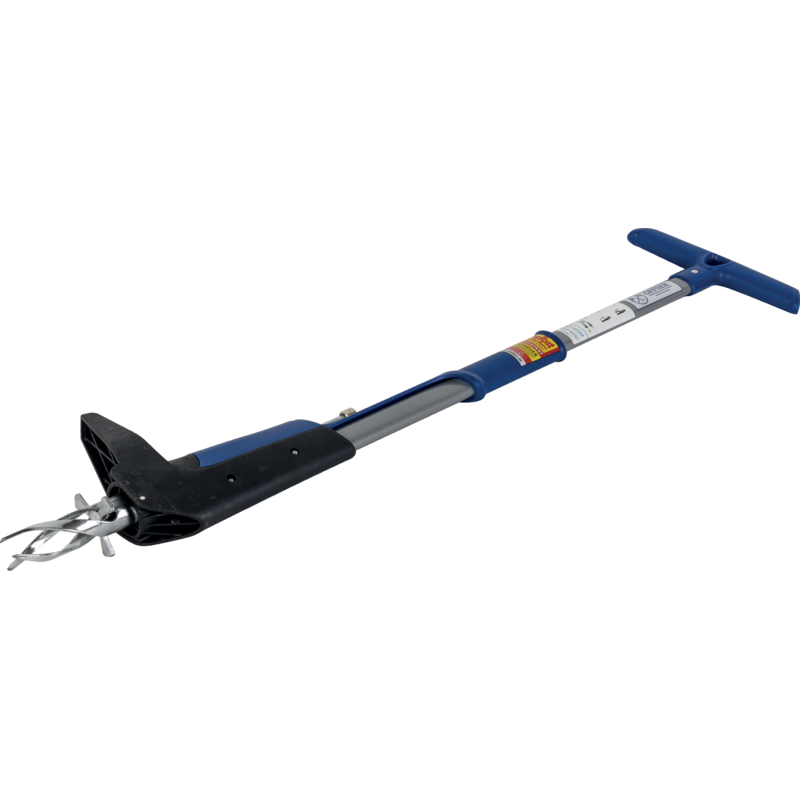 Offner Unkrautstecher Metall - eloxiert, mit Fußtritt, 100 cm Offner Offner