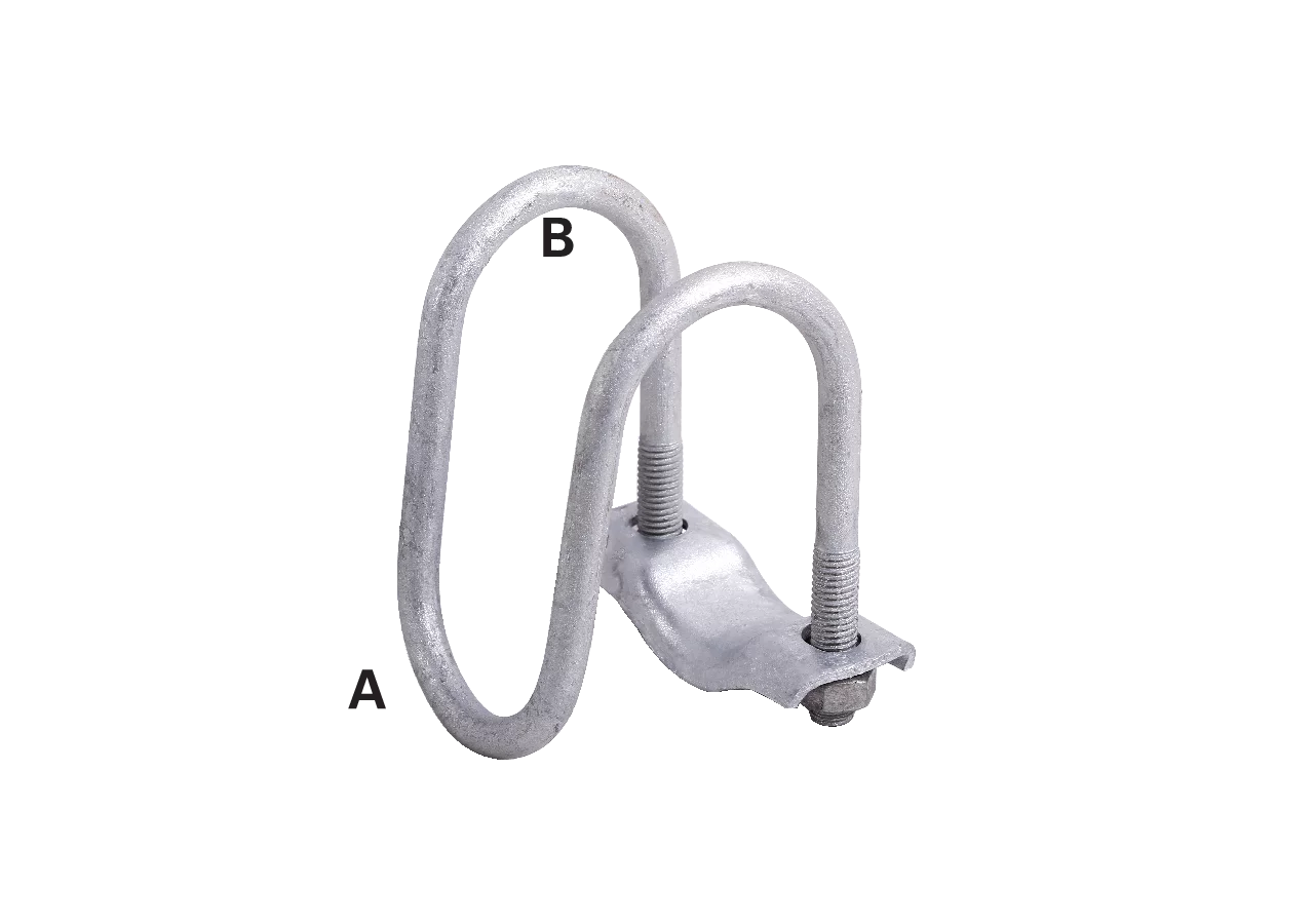 Nackenrohrklemme 1 1/2 Zoll (48 mm) x 1 1/2 Zoll (48 mm) GartenShop24