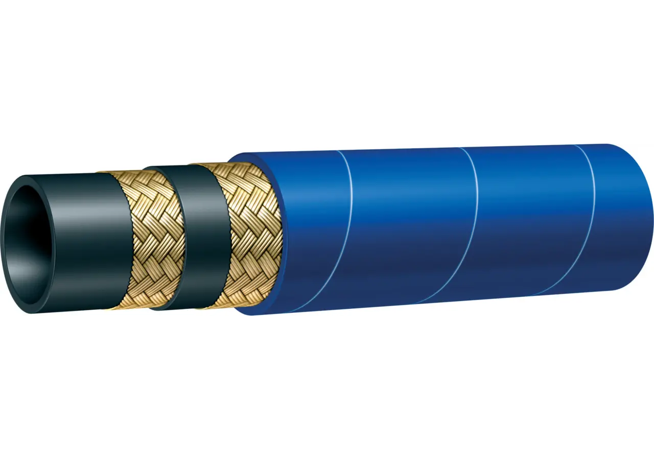 Heißwasserschlauch DN06 ALFAJET 400 Blau Alfagomma