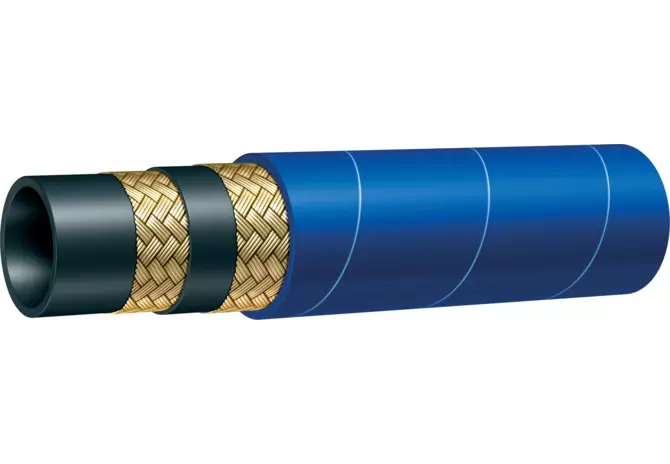 Heißwasserschlauch DN10 ALFAJET 400 Blau Alfagomma