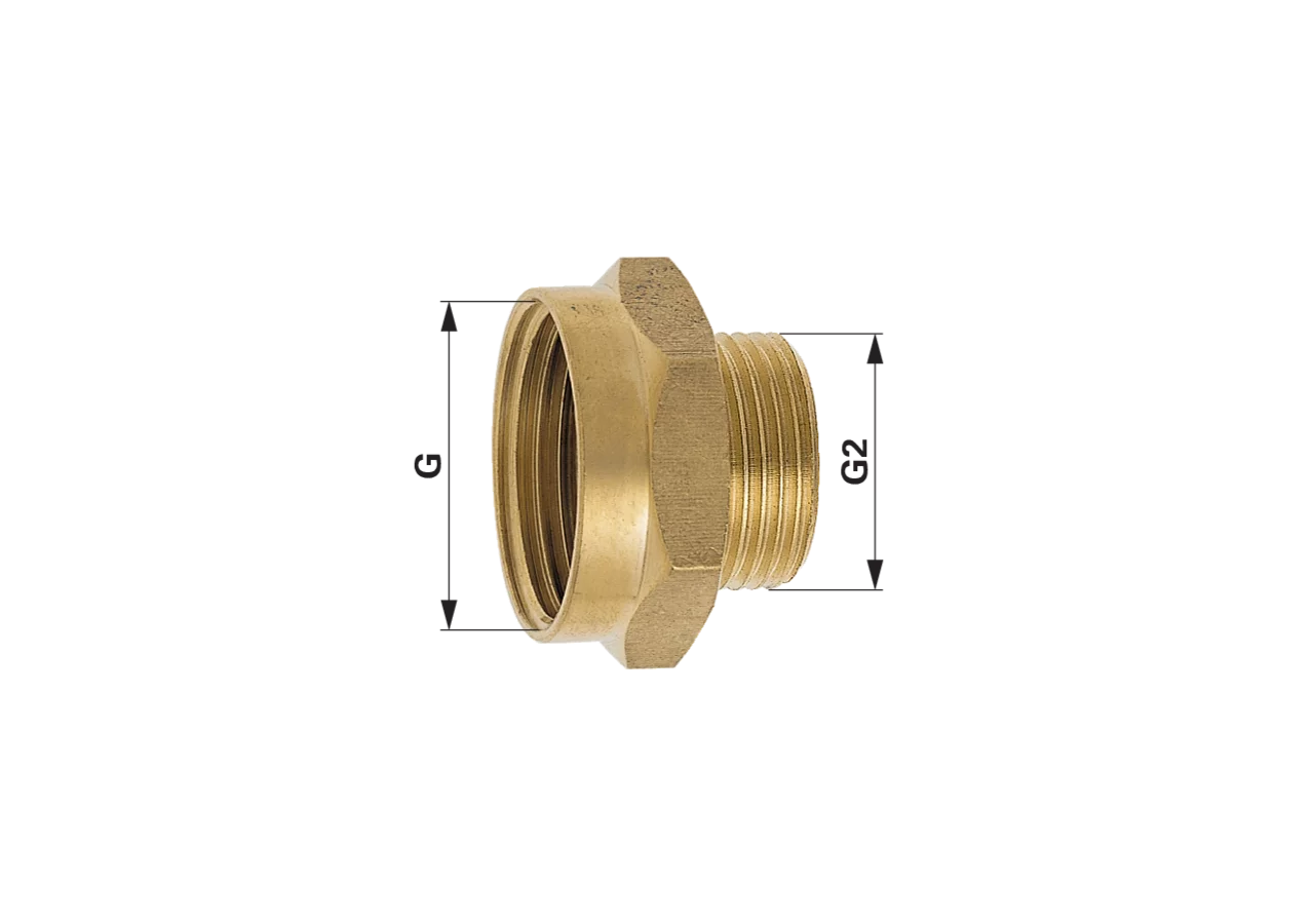Übergangsnippel IG 1/2 x AG 3/8 GEKA