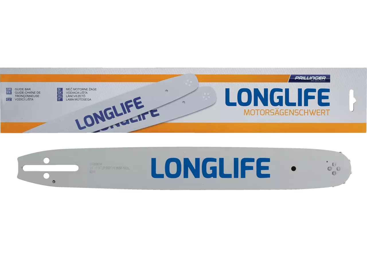 Motorsägenschwert Longlife L 35 cm, T 3/8 Zoll, S 1,3 mm, Anschluss UH/K095 Prillinger Longlife