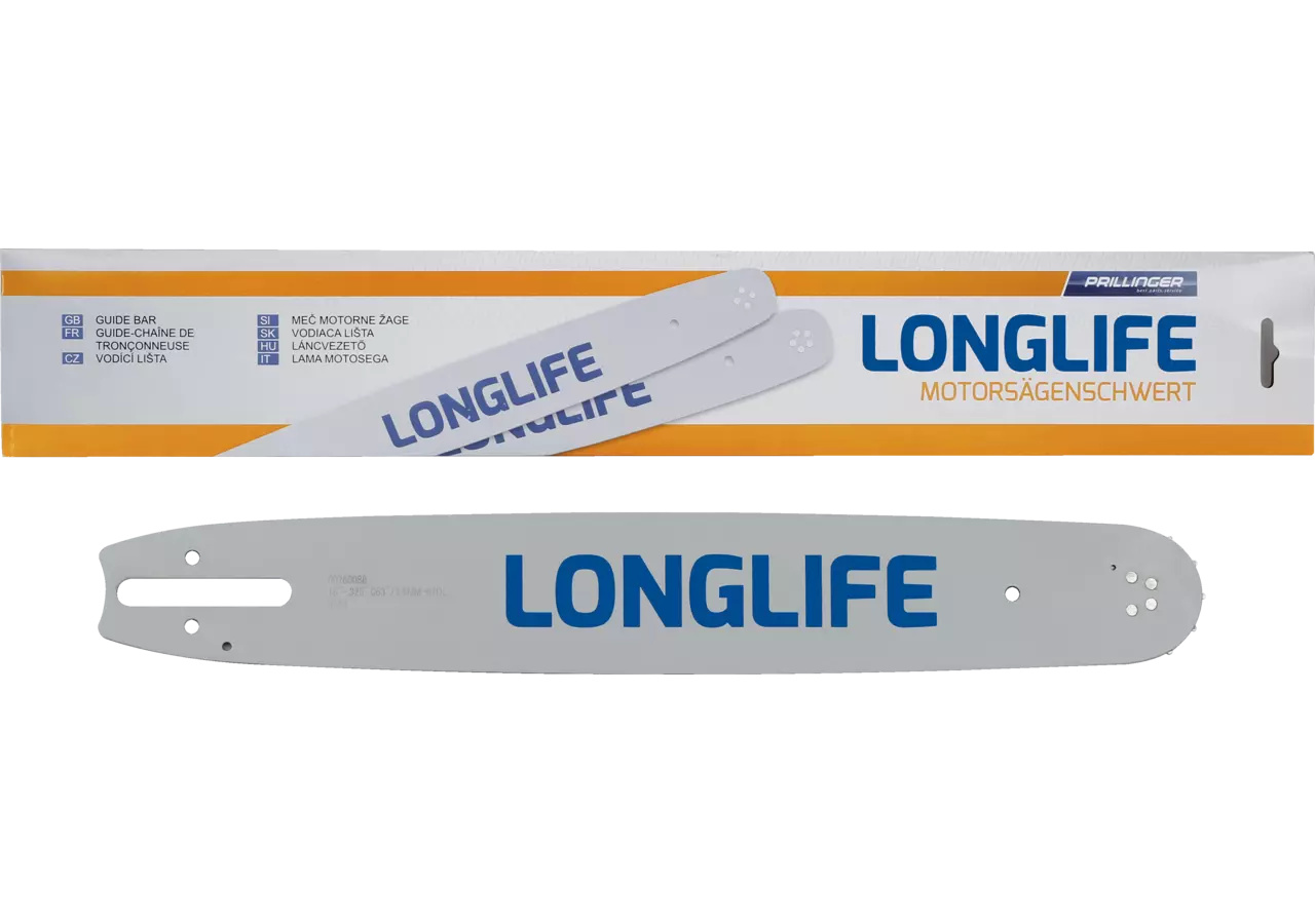 Motorsägenschwert Longlife L 45 cm, T .325 Zoll, S 1,6 mm, Anschluss SN/D025 Prillinger Longlife