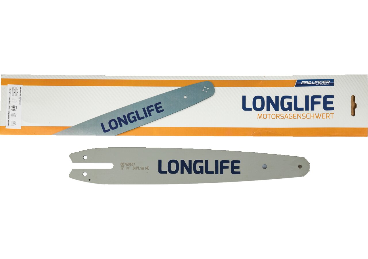 Motorsägenschwert Longlife L 30 cm, T 1/4 Zoll, S 1,1 mm, Anschluss SW/A074 GartenShop24