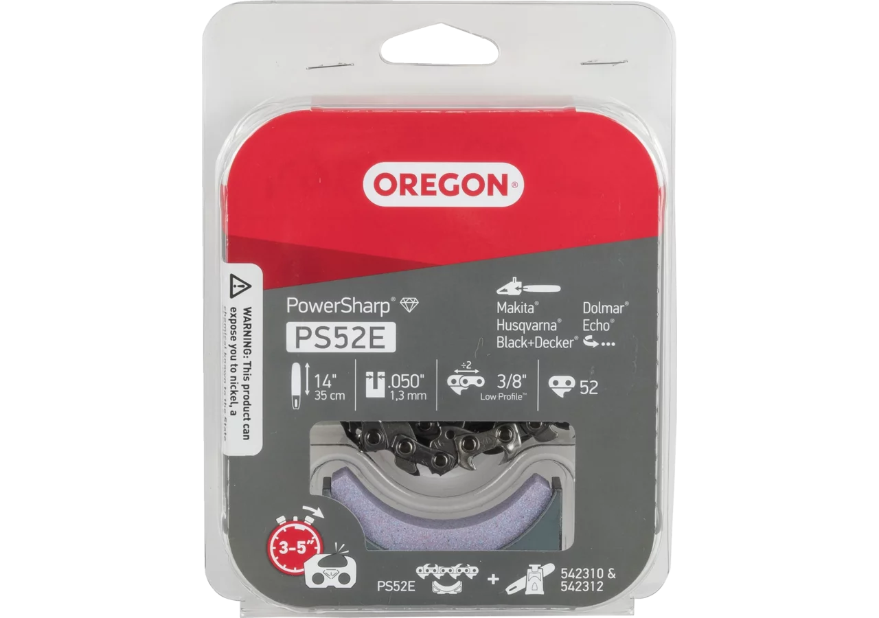 Sägekette Powersharp Kette T 3/8 Zoll LoPro Treibgliedanzahl 52 Oregon