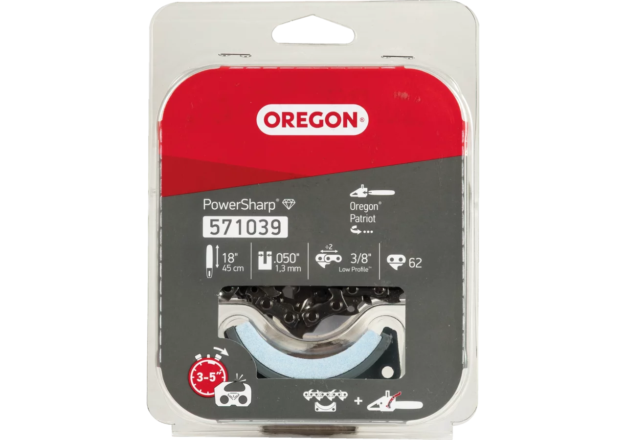 Sägekette Powersharp T 3/8 Zoll, 1,3 mm, 62E Oregon