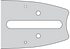 Motorsägenschwert L 45 cm, T 3/8 Zoll, S 1,6 mm, Anschluss D025 Oregon 183VXLHD025 Oregon
