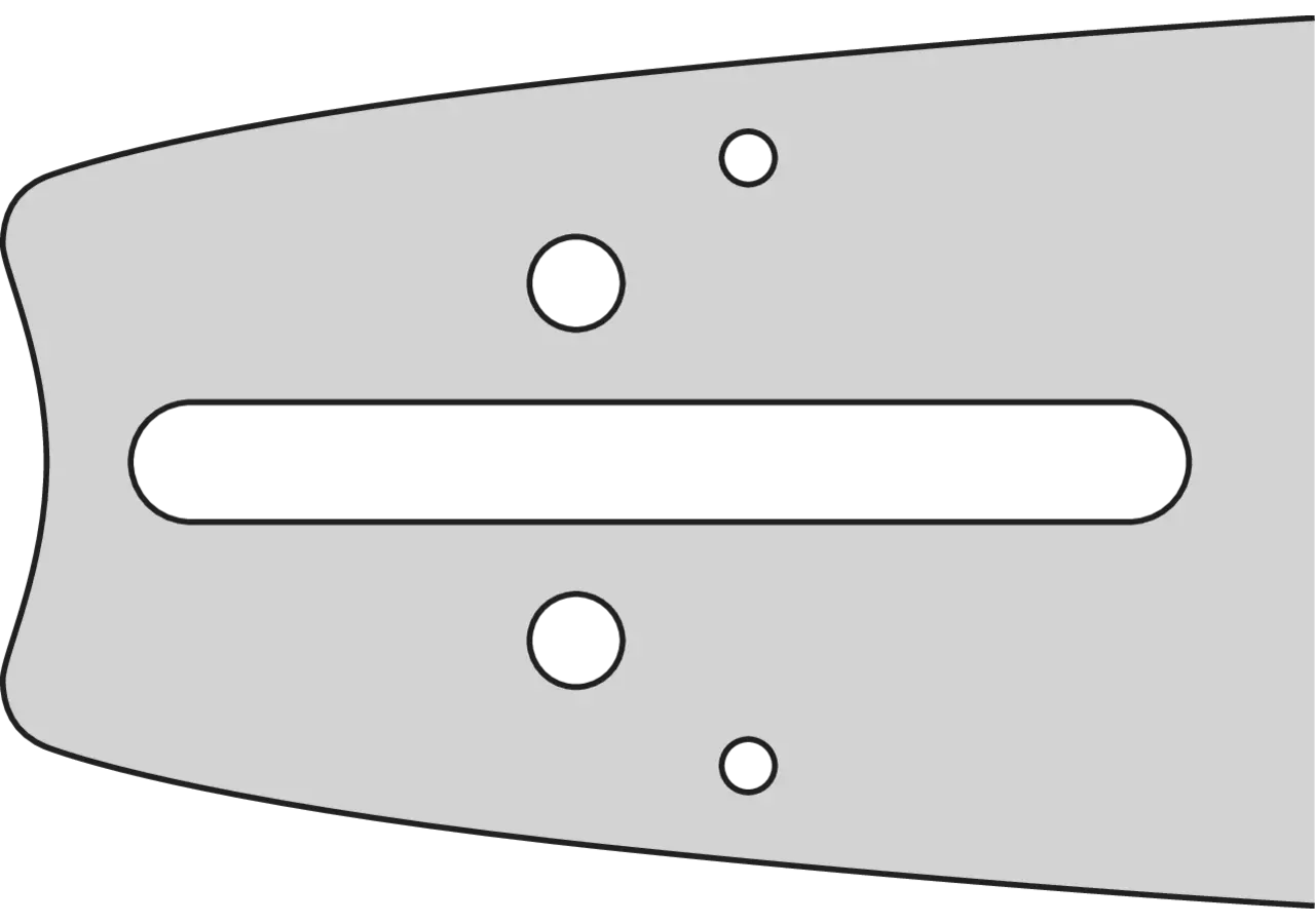 Motorsägenschwert L 38 cm, T 3/8 Zoll, S 1,5 mm, Anschluss K153 Oregon 158SLHK153 Oregon