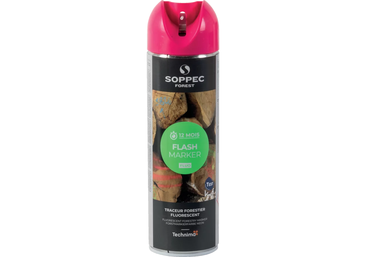 Forstmarkierspray Flash Marker, Pink, Inhalt 500 ml von Soppec GartenShop24