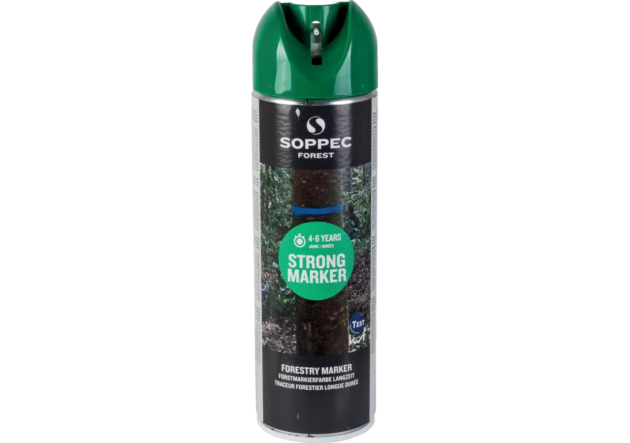 Forstmarkierspray Strong Marker, Grün, Inhalt 500 ml von Soppec GartenShop24