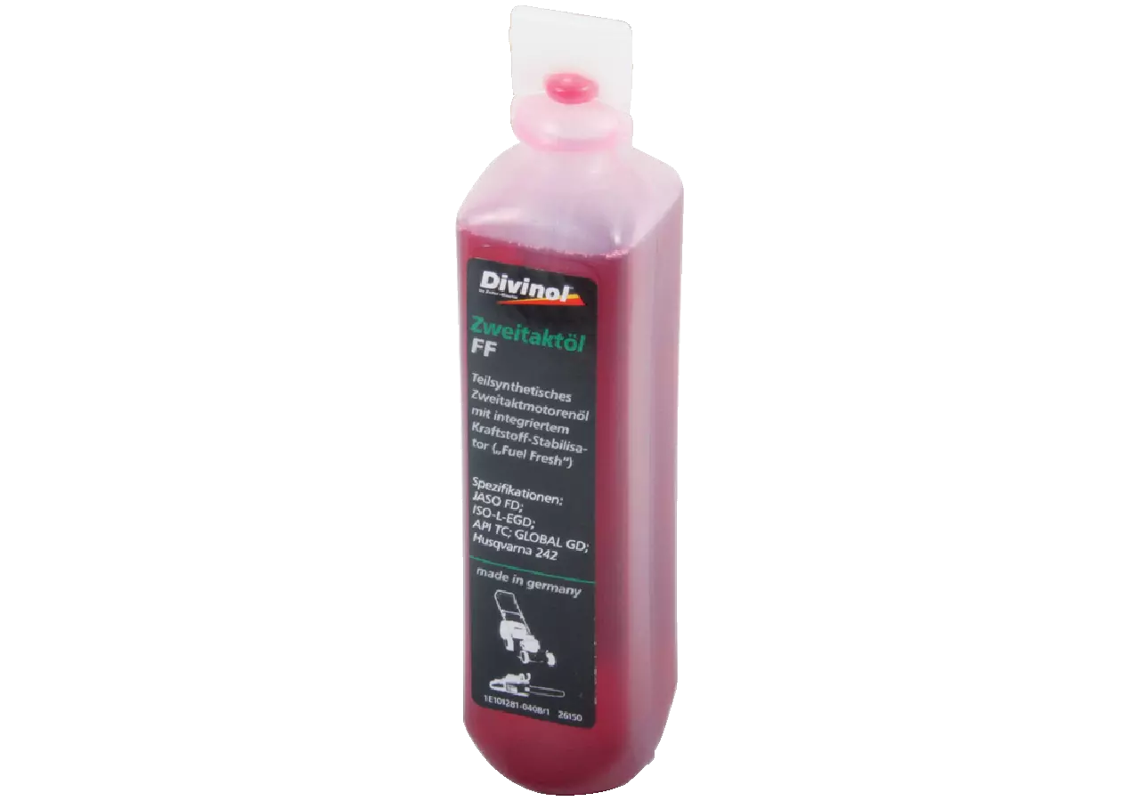Divinol Zweitaktöl teilsynthetisch 100 ml – mit Kraftstoffstabilisator, Mischverhältnis 1:50 GartenShop24 - Hochwertige Gartengeräte