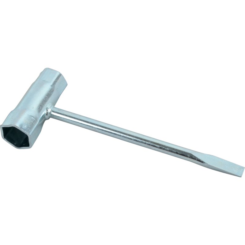 Kombischlüssel SW 16 x 19 mm Zündkerzenschlüssel mit Schlitz-Schraubendreher, 135 mm