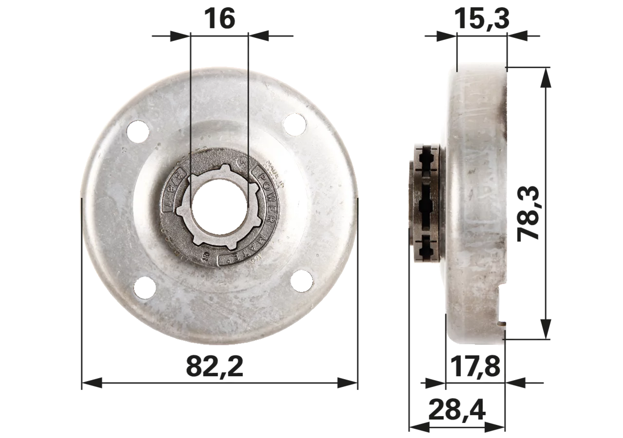 Ringkettenrad T 3/8 Zoll, 7 Zähne – passend für Oregon 105772X GartenShop24