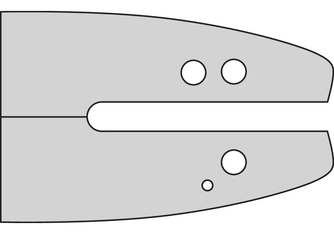 Motorsägenschwert L 35 cm, T 3/8 Zoll, S 1,3 mm, Anschluss A318 Oregon 140SDEA318 Oregon