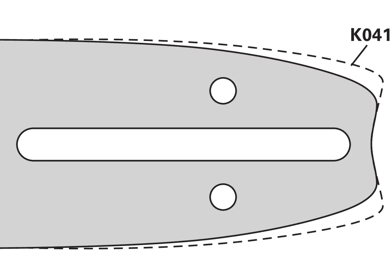 Motorsägenschwert L 40 cm, T .325 Zoll, S 1,5 mm, Anschluss K041 Oregon 168VXLGK041 Oregon
