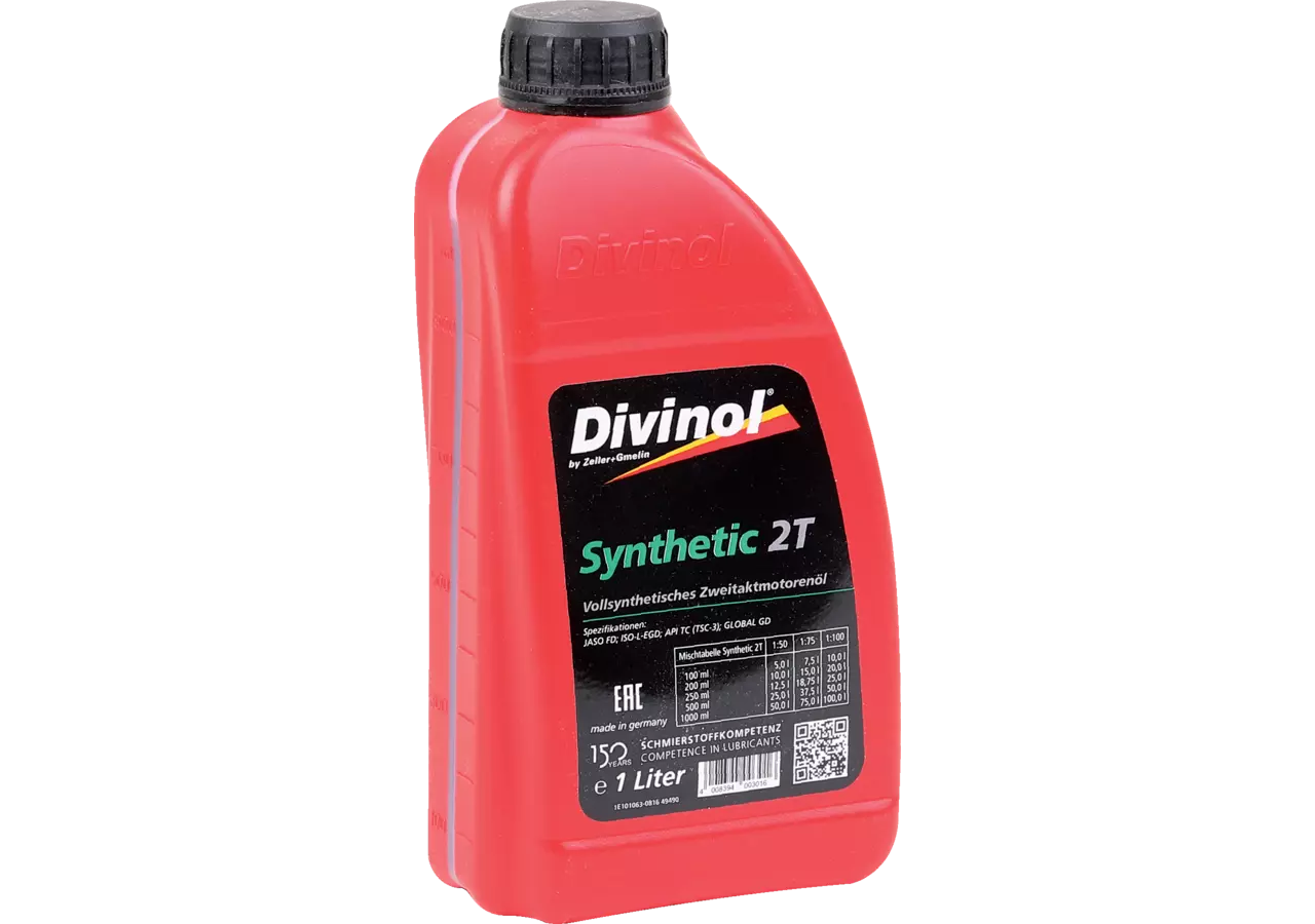 Divinol Synthetic 2T Zweitaktöl vollsynthetisch 1 Liter GartenShop24 - Hochwertige Gartengeräte