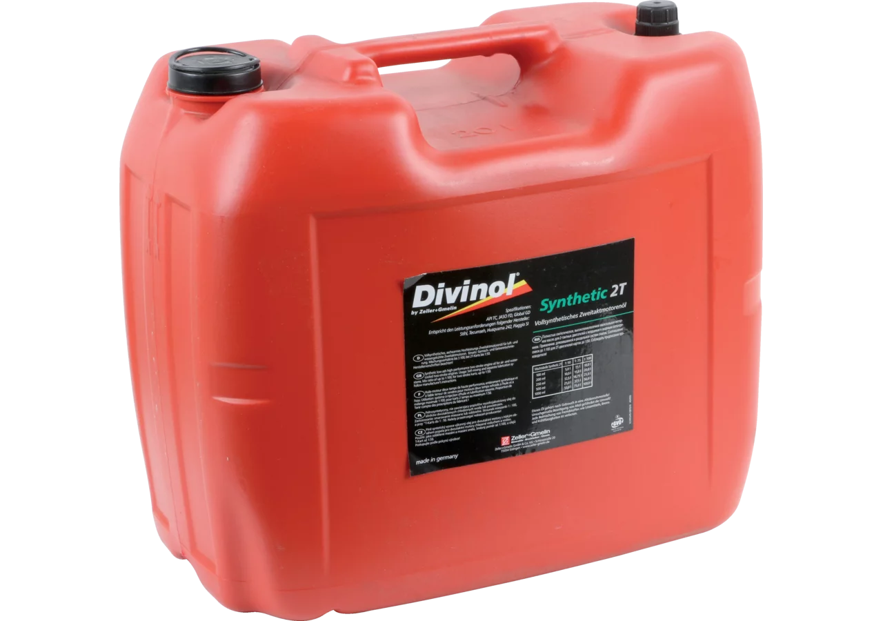 Divinol Synthetic 2T Zweitaktöl, vollsynthetisch, 20 Liter GartenShop24 - Hochwertige Gartengeräte