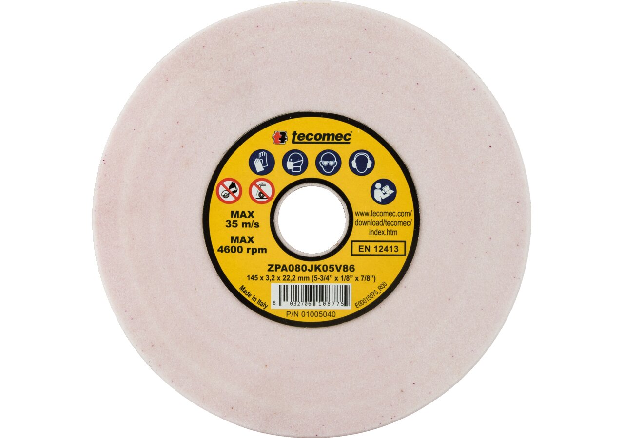 Schleifscheibe Tecomec AD 145 mm x ID 22,2 mm x B 3,2 mm T. 3/8 Zoll, .325 Zoll Tecomec