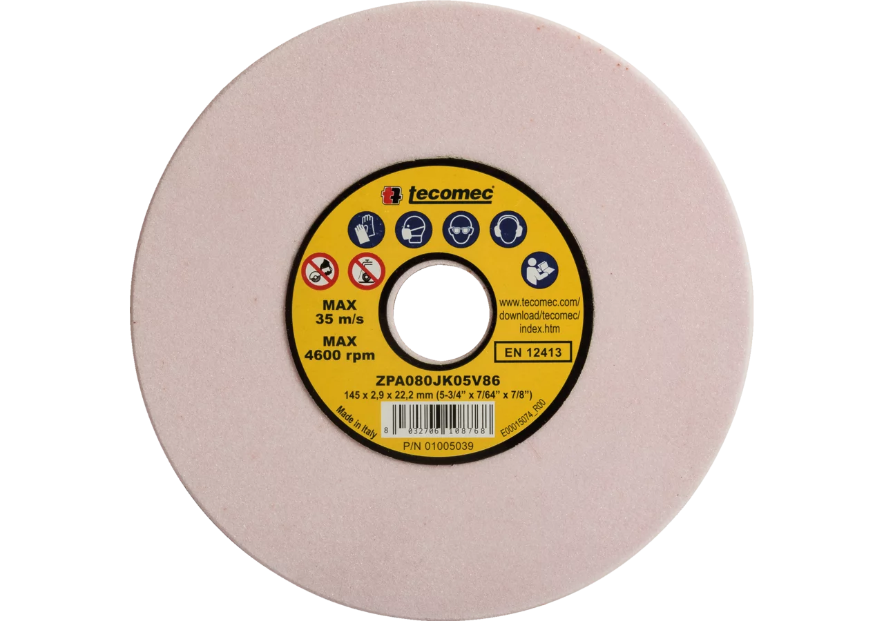 Schleifscheibe AD 145 mm, ID 22,2 mm, B 2,9 mm Ultra Slim Tecomec