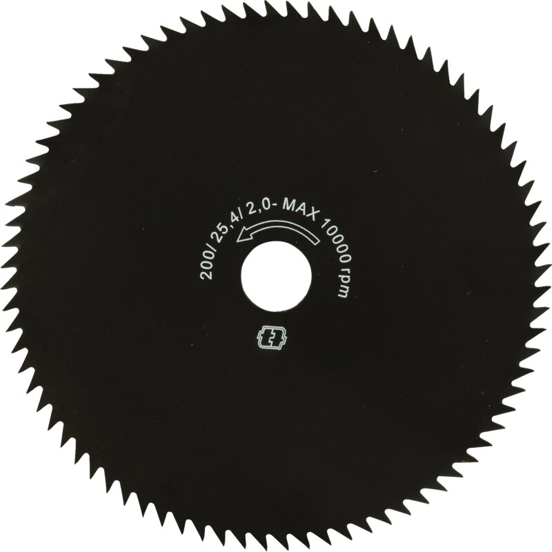 Tecomec Freischneidersägeblatt mit 80 Zähnen, AD 225 mm, ZB 25 mm, H 2,0 mm 05001052 – für Holz
