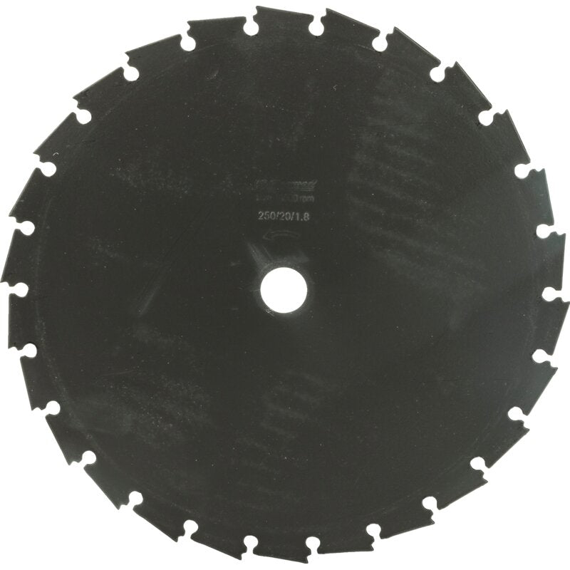 Tecomec Freischneidersägeblatt mit 26 Zähnen, AD 225 mm, ZB 20 mm, H 1,8 mm 05001045 – Zum Freischneiden von Dickicht und Schwachholz