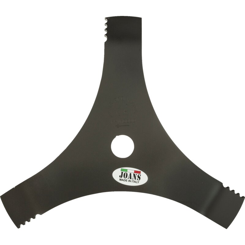 Freischneidermulchmesser mit 3 Zähnen, mehrfachgezahnt AD 300 mm, ZB 25 mm, H 3,0 mm
