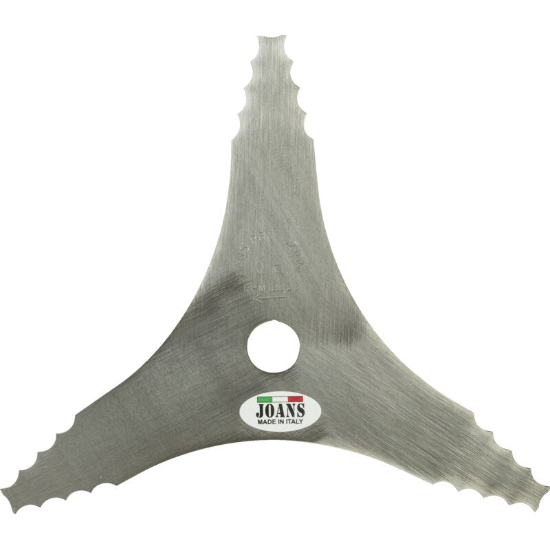 Freischneidermulchmesser mit 3 Zähnen, mehrfachgezahnt AD 300 mm, ZB 25 mm, H 2,6 mm – Lange Lebensdauer