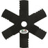Grasschneidemesser mit 6 Zähnen, mehrfachgezahnt AD 220 mm, ZB 25 mm