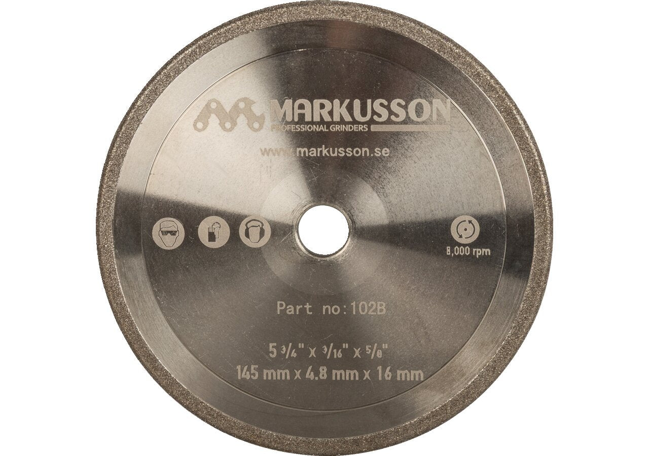 Schleifscheibe Markusson für Hartmetall MARKUSSON