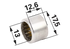 Nadellager AD 17,5 mm, ID 13 mm, B 12,6 mm GartenShop24