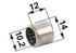 Nadellager AD 14 mm, ID 10,2 mm, B 12 mm GartenShop24