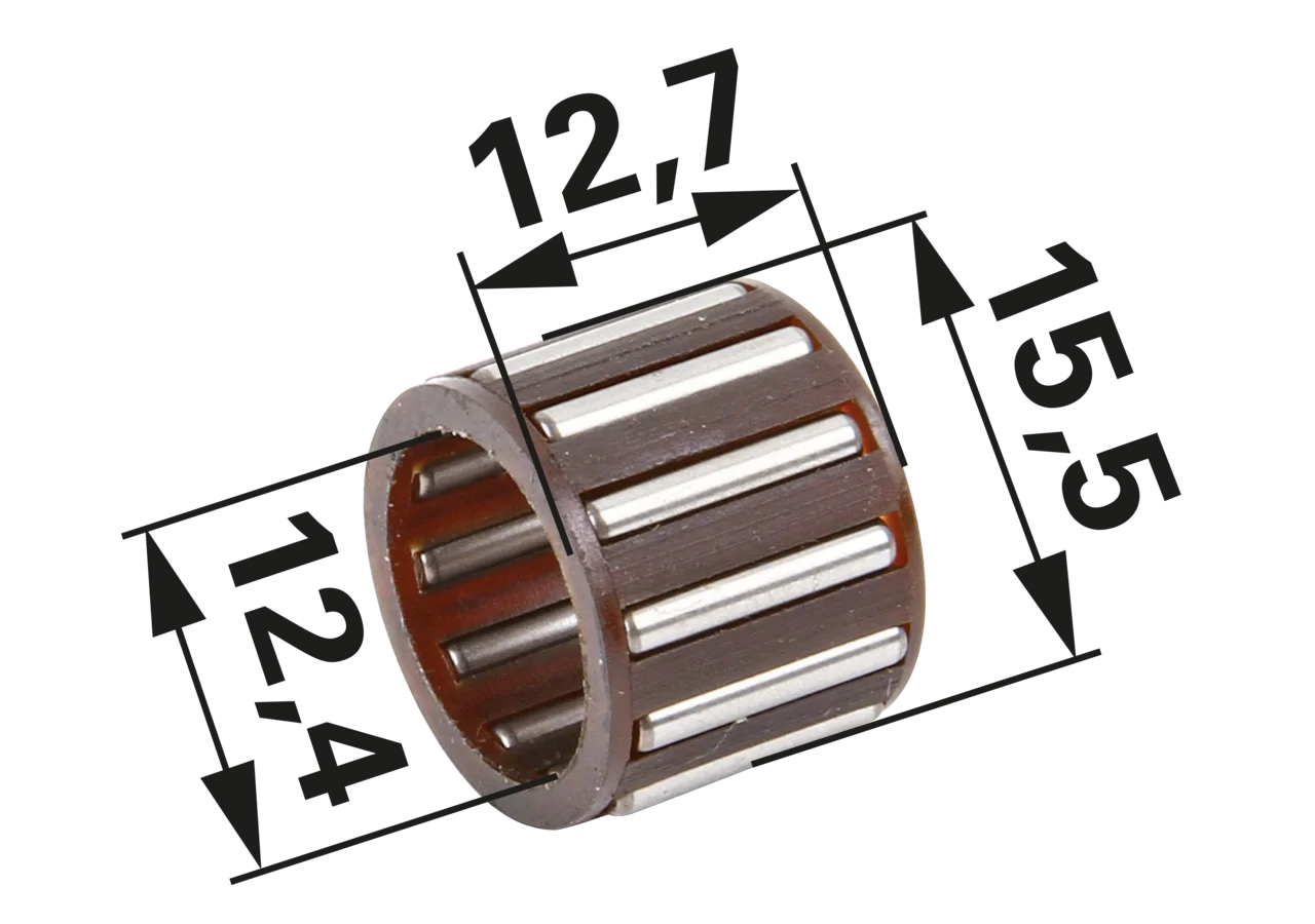 Nadellager AD 15,5 mm, ID 12,4 mm, B 12,7 mm GartenShop24